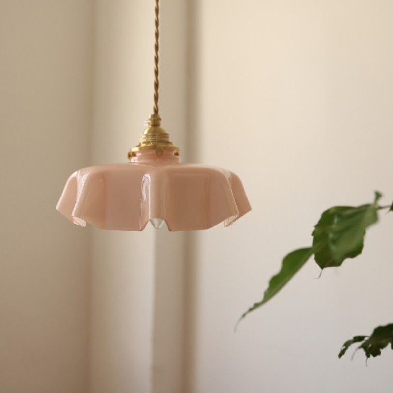 Retro Draped Flower Pendant Lamp K133