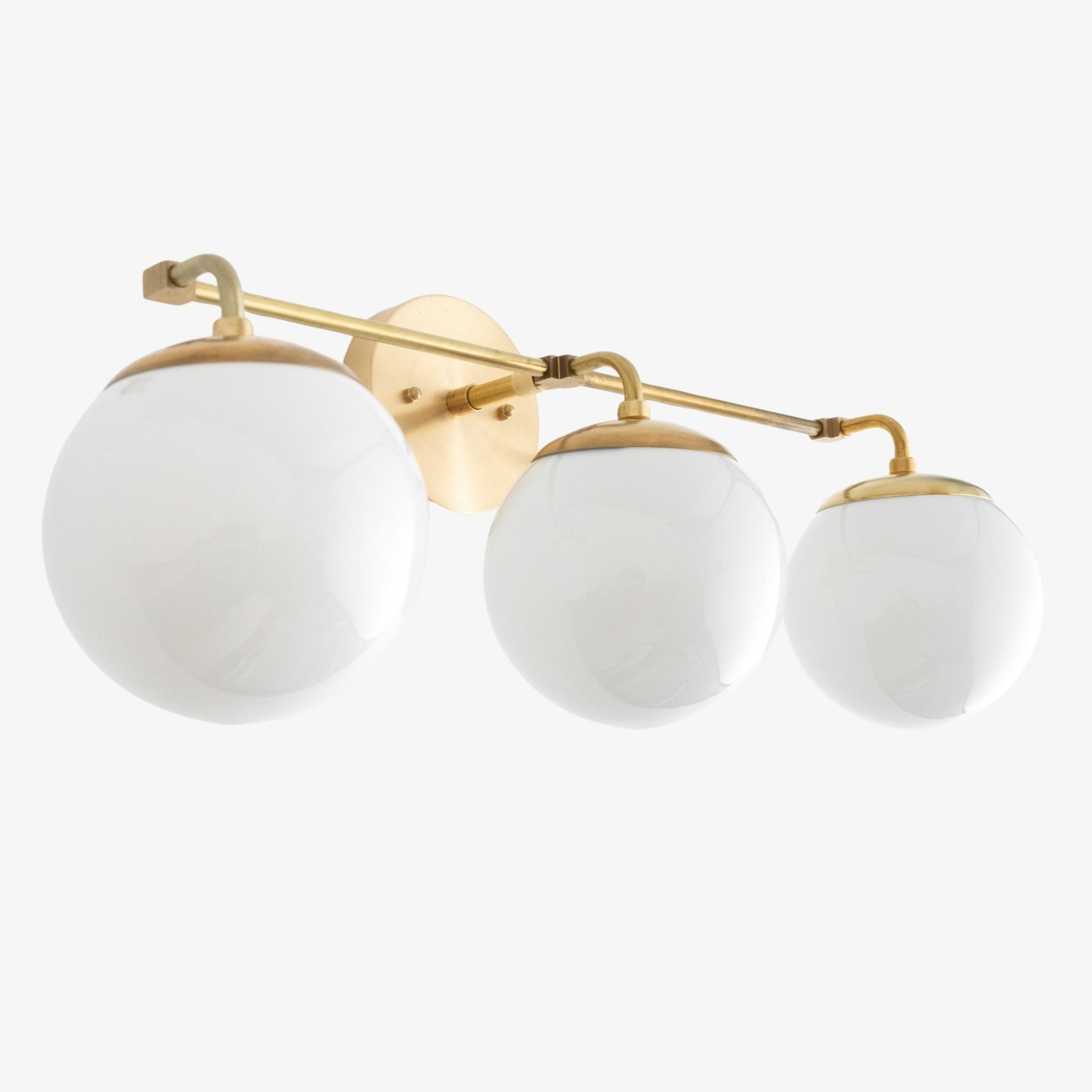 Glorica Glass Wall Sconce - Modern Vintage Vanity Light Fixture K1550