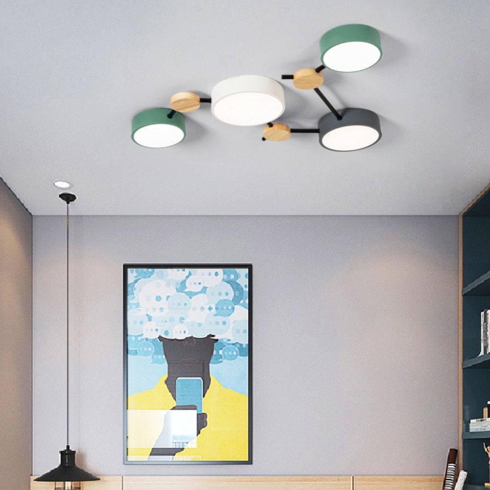 Nordic Wood Branch Led Ceiling Light K932