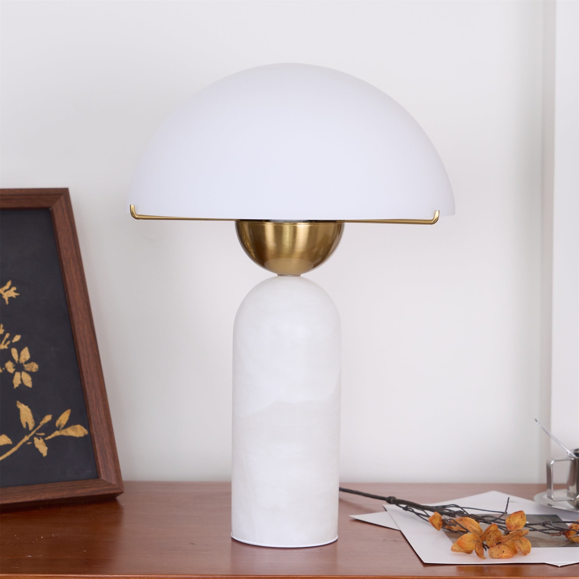 Nordic Simple Creative Alabaster Glass Table Lamp K585