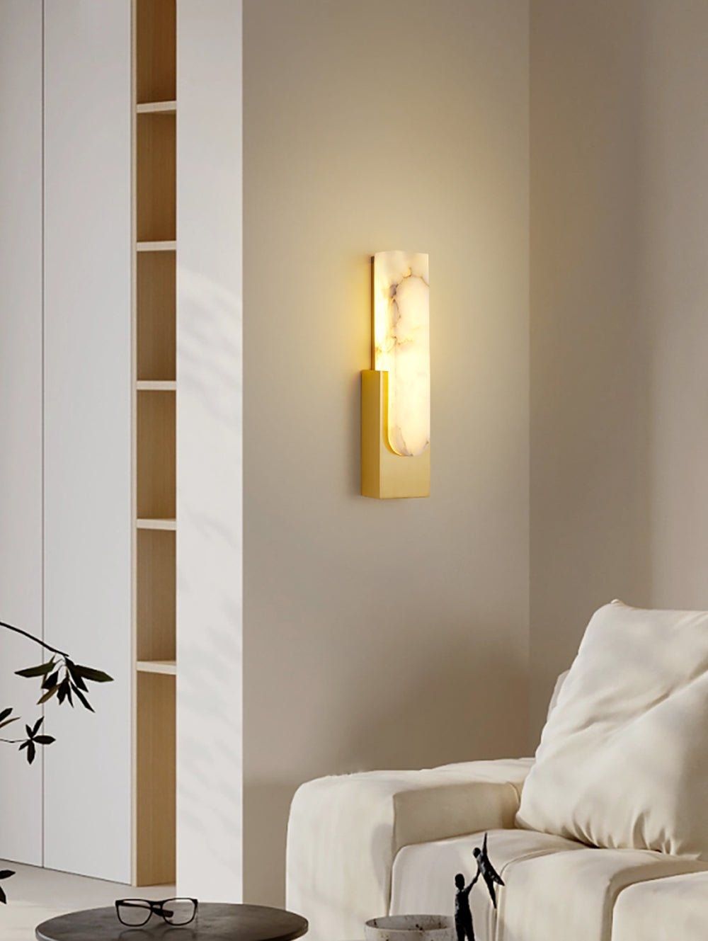 Agatha Alabaster Wall Lamp D395