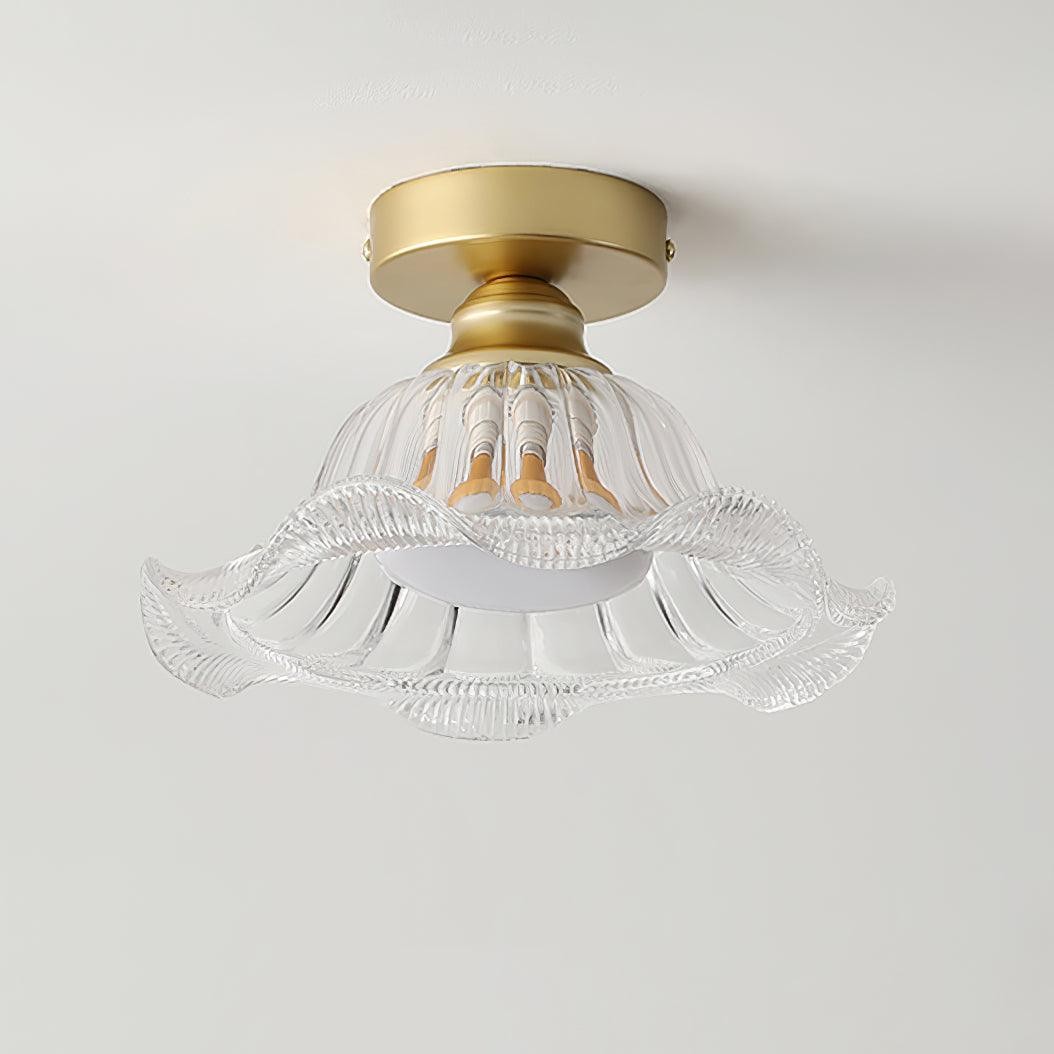 Vintage Glass Flower Ceiling Light K642