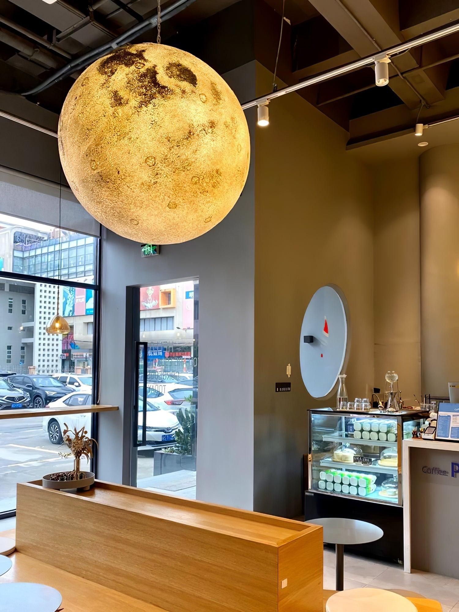 Planetary White Moon Chandelier Suitable For Living Room K215