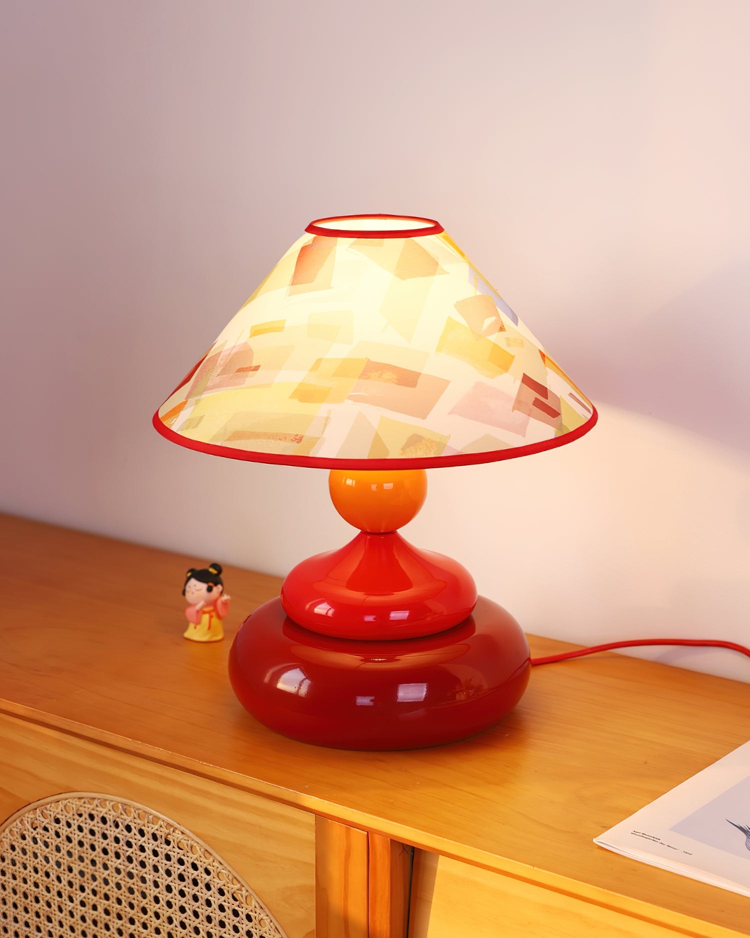 Retro Decorative Colorful Stacked Table Lamp K570