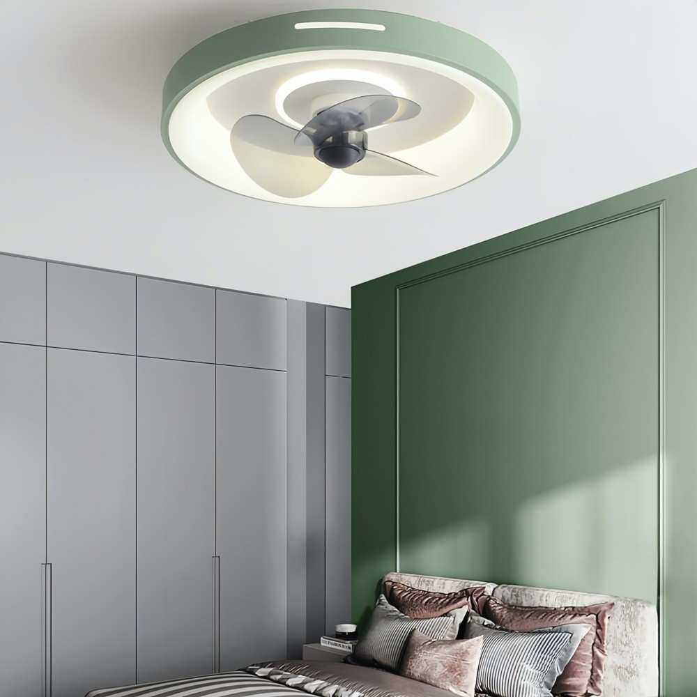 Modern Round Led Slient Ceiling Fan Light K951
