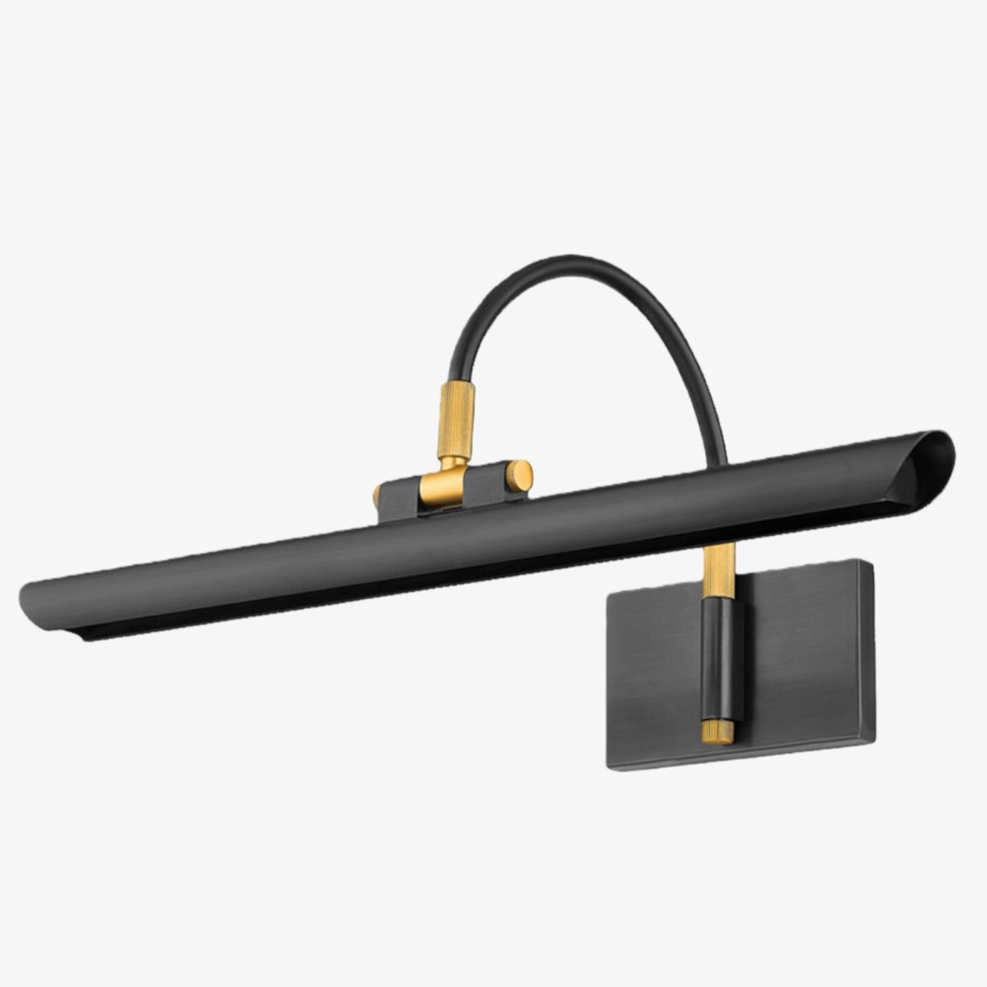 Aurix Picture Light - Slim Shade Artwork Illumination Metal Finish Wall Fixture for Gallery K2185