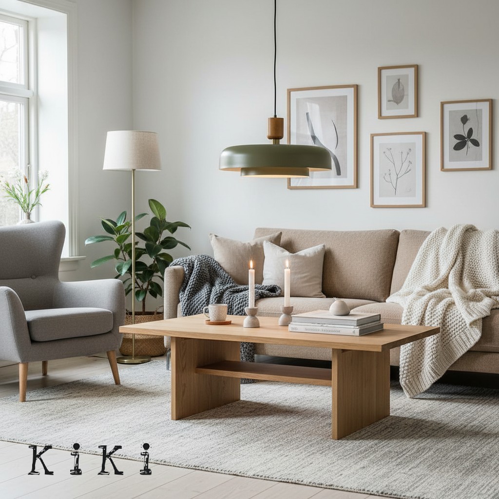 Nordic Double Layers Pendant Light - Minimalist Wood Metal Pendant For Kitchen K1123
