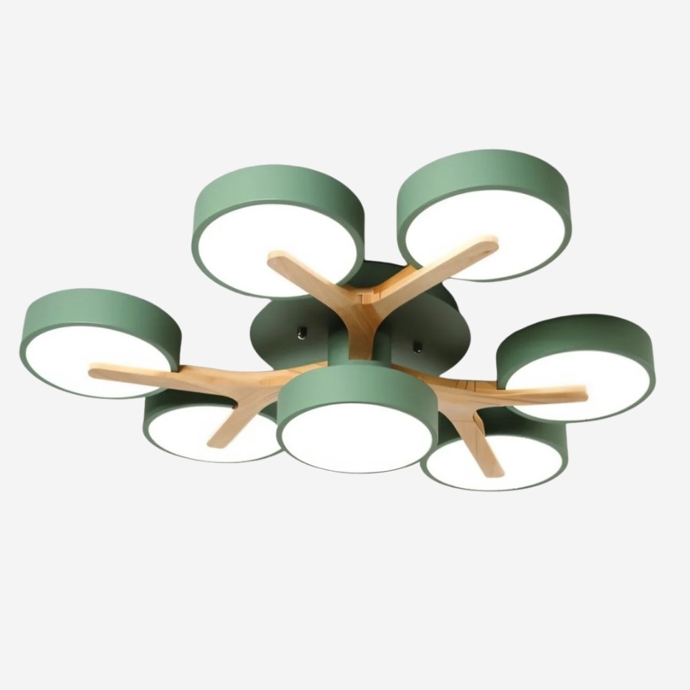 Nordic Semi Flush Branch Led Ceiling Light K939