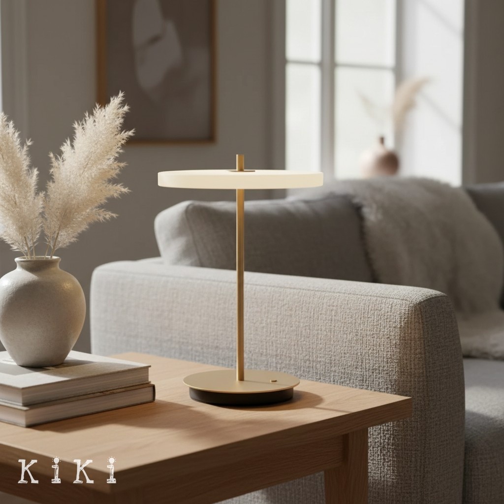 Astris Modern Sculptural Table Lamp - Minimalist Lighting for Bedroom K2158