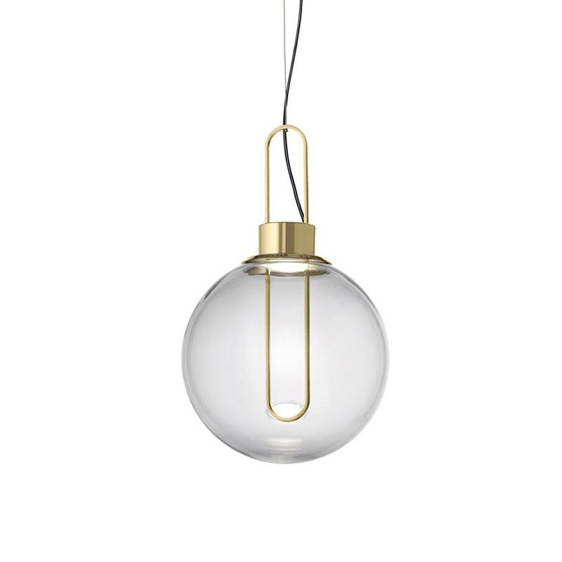 Clear Glass Orb Style Pendant Lamp K560