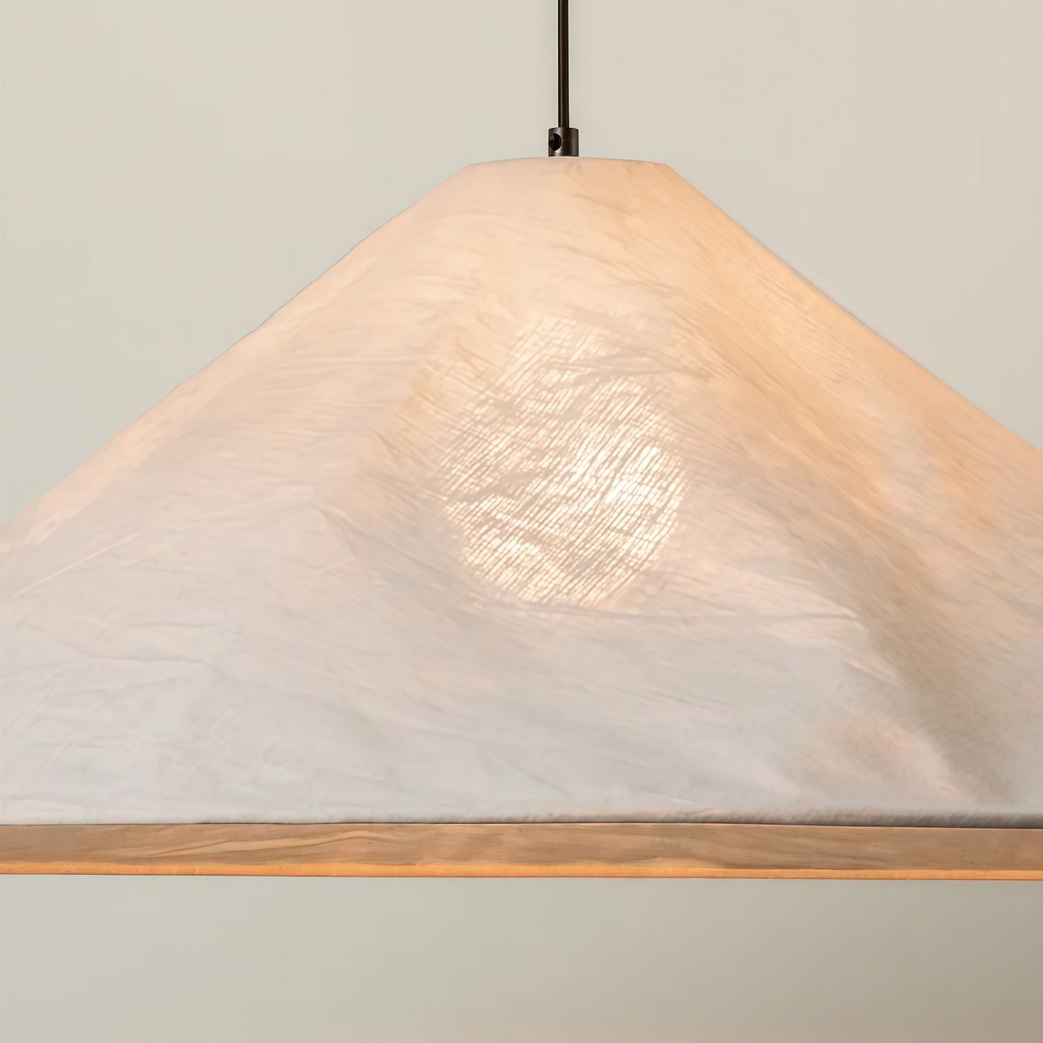 Zalen Soft Pleated Fabric Pendant Lamp - Modern Classic Bedroom Lighting K1681
