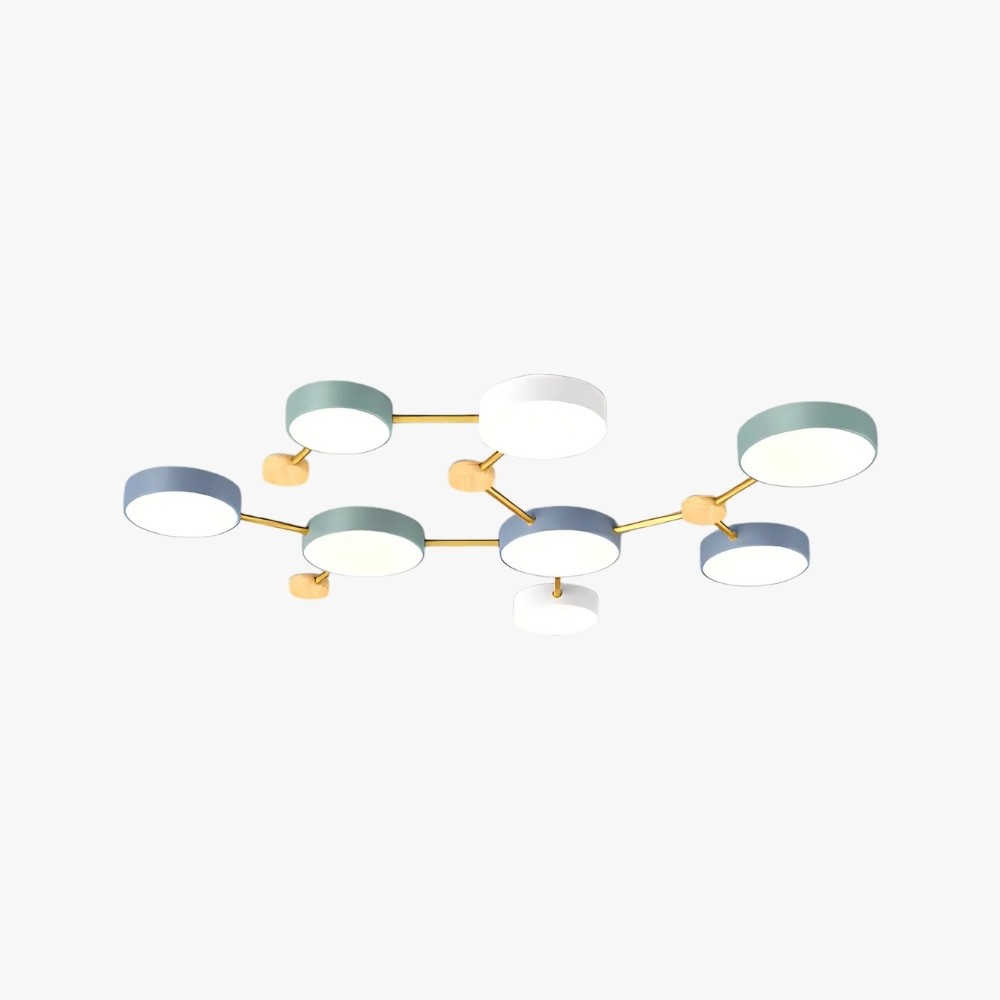 Modern Branch Circular Led Ceiling Lamp K933