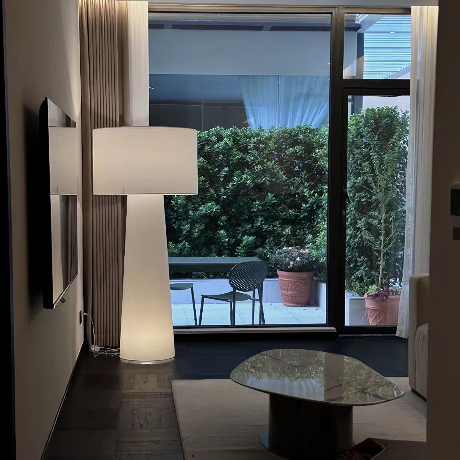 Column Fabric Floor Lamp Suitable For Living Room K328
