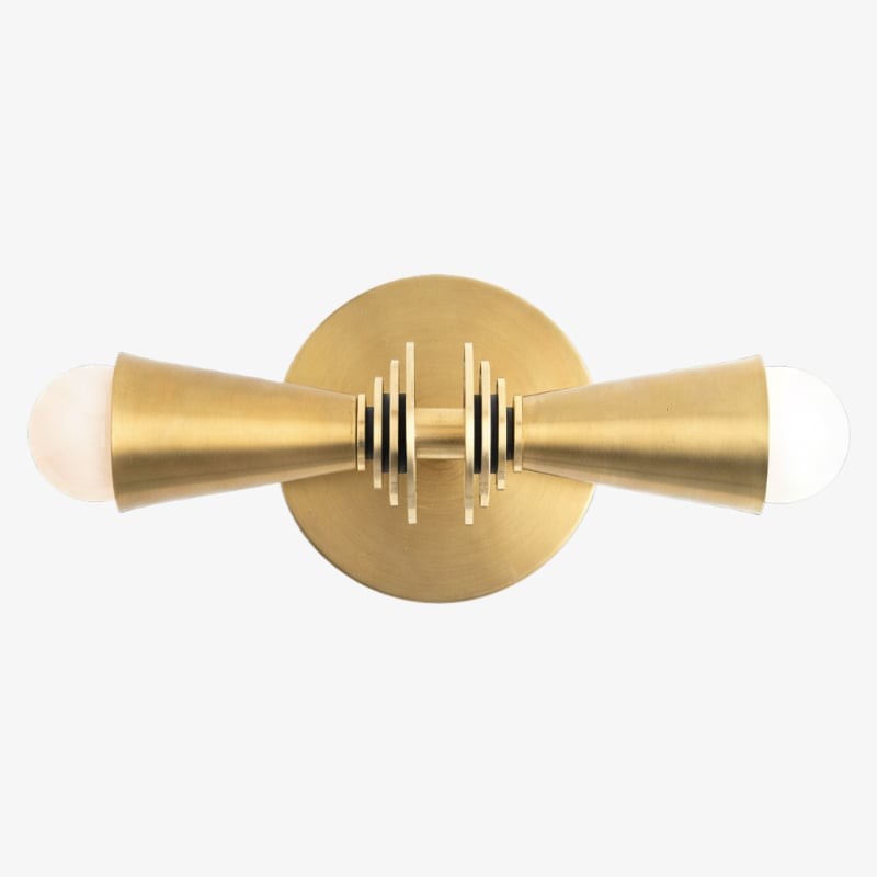 Pyralis Cone Art Deco Wall Light - Multi-Directional Sconce for Vanity or Wall K1485