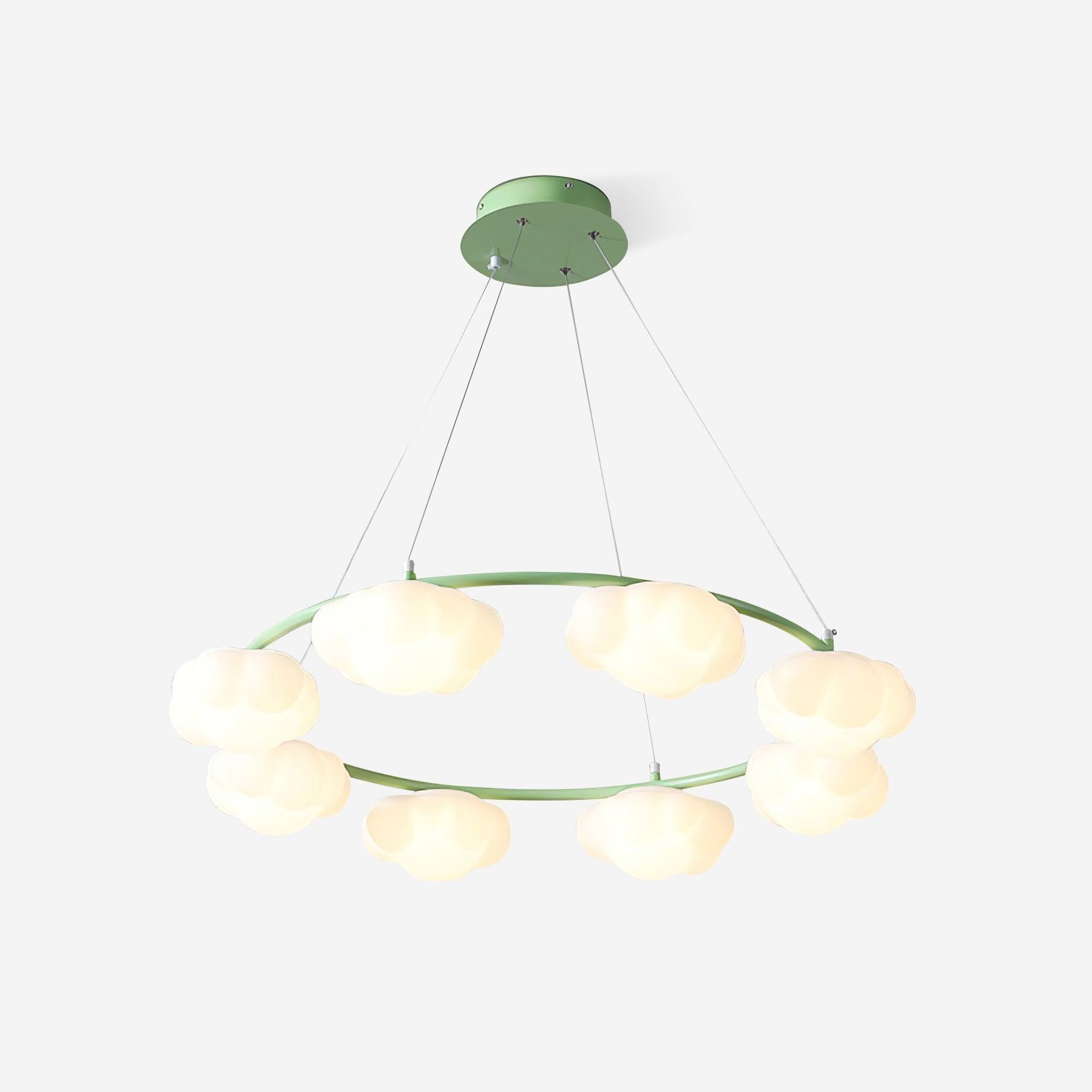 Cream Style Creative Personality Clouds Chandelier K696
