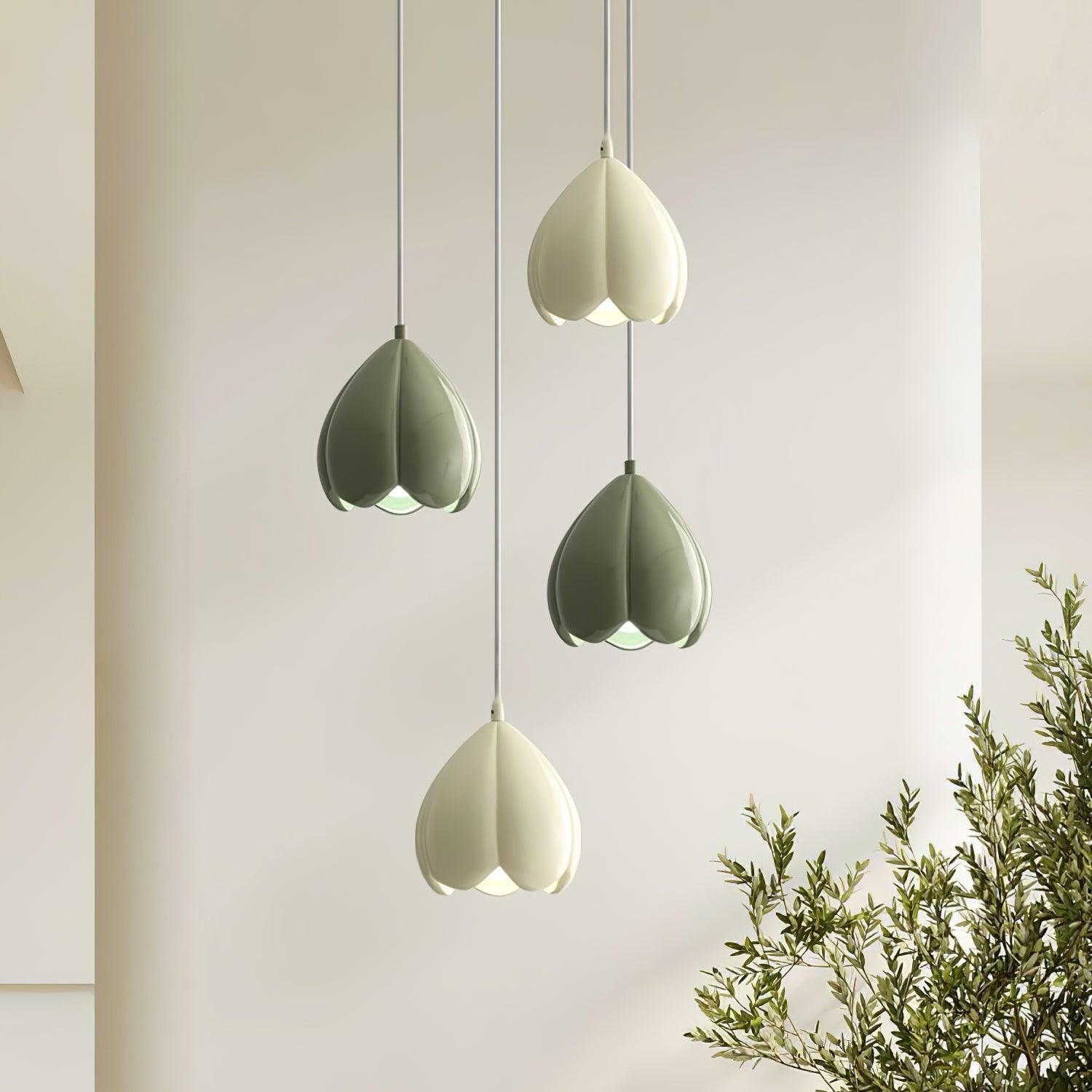 French Style Flower Bud Pendant Lamp K145