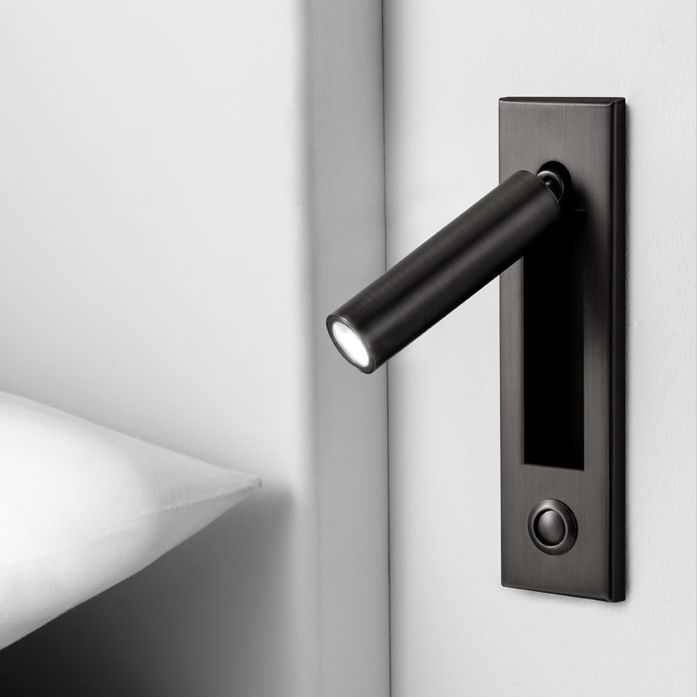 Modern Embedded Bedside Metal Wall Light