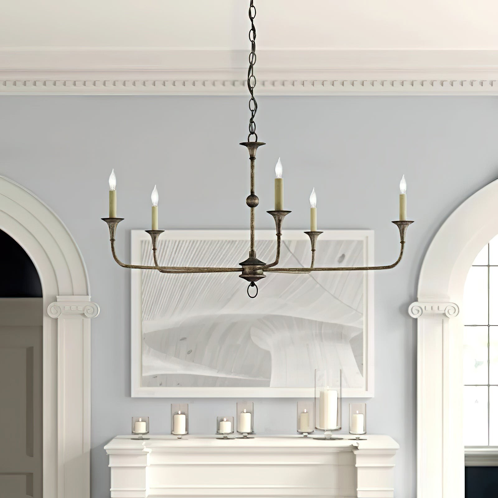 Mid Century Vintage Chandelier K548