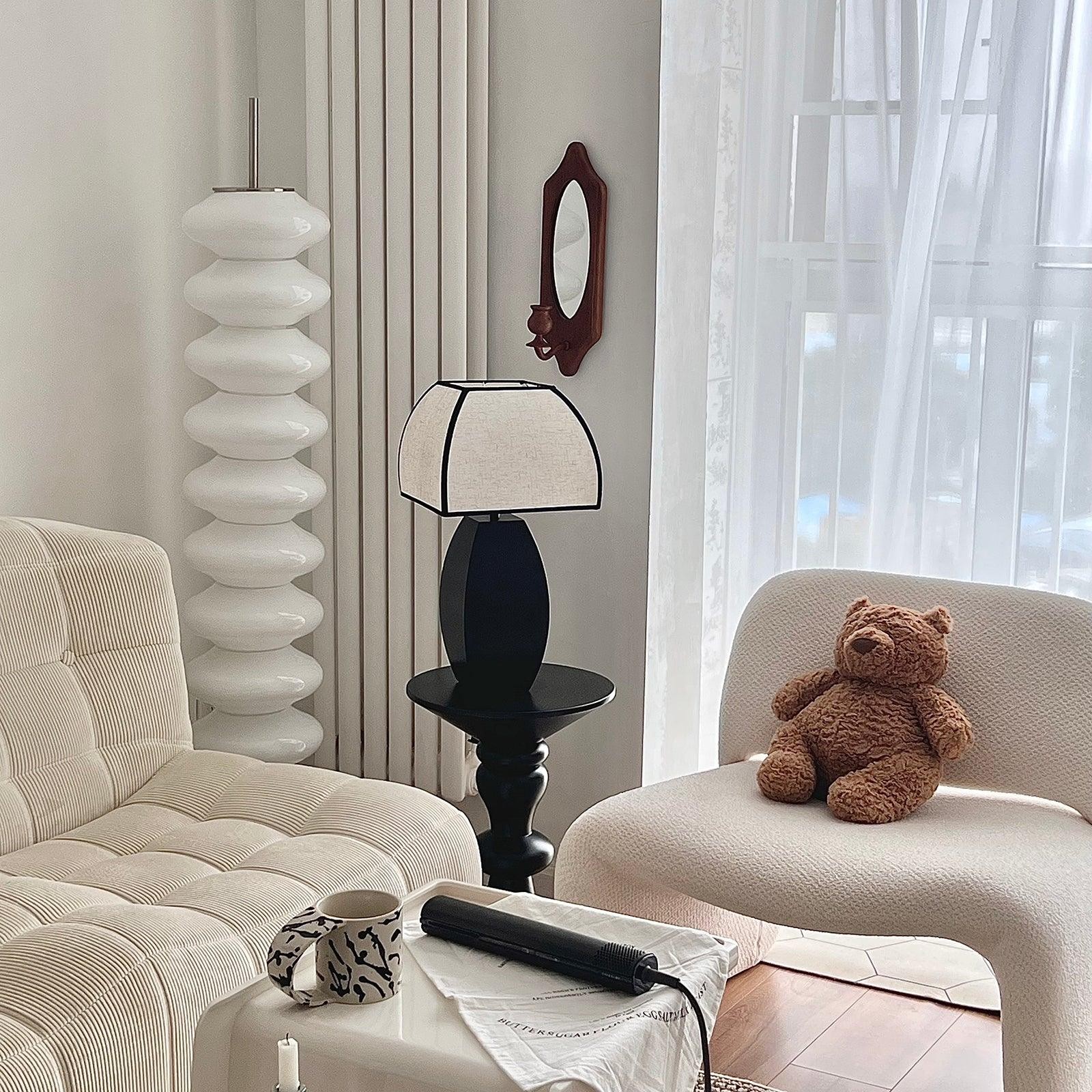 Retro Metal Mushroom Fabric Table Lamp K430