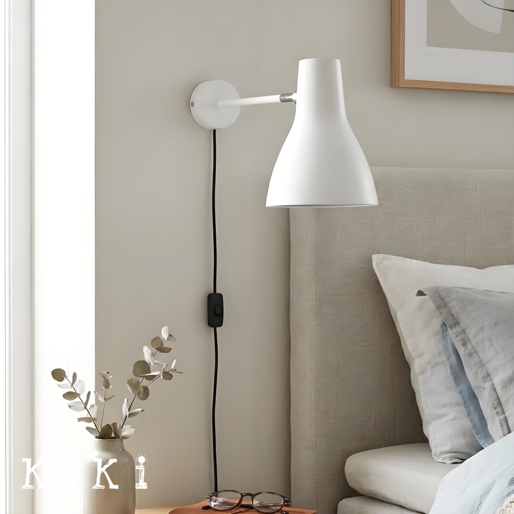 Modryx Modern Minimalist Wall Light - Adjustable Head for Reading and Accent Lighting K2115