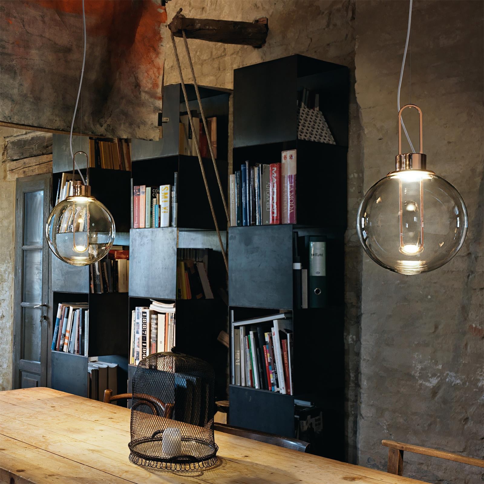 Clear Glass Orb Style Pendant Lamp K560