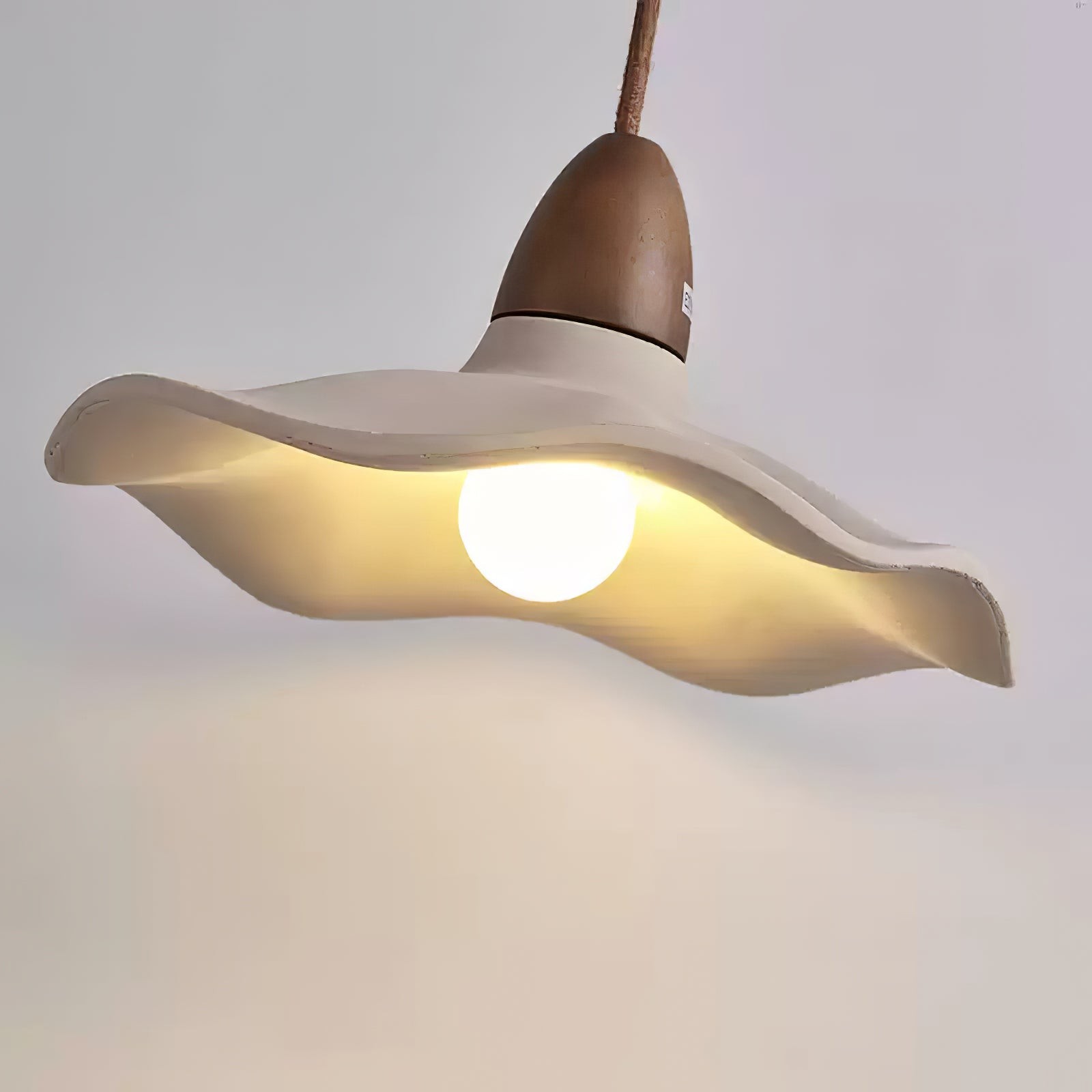 Japanese Wabi-Sabi Style Cement Wave Pendant Lamp K309