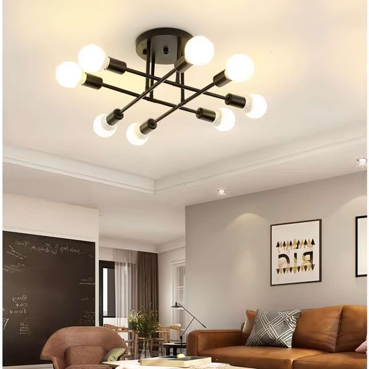 Nordic Semi Flush Mount Sputnik Ceiling Lamp K115
