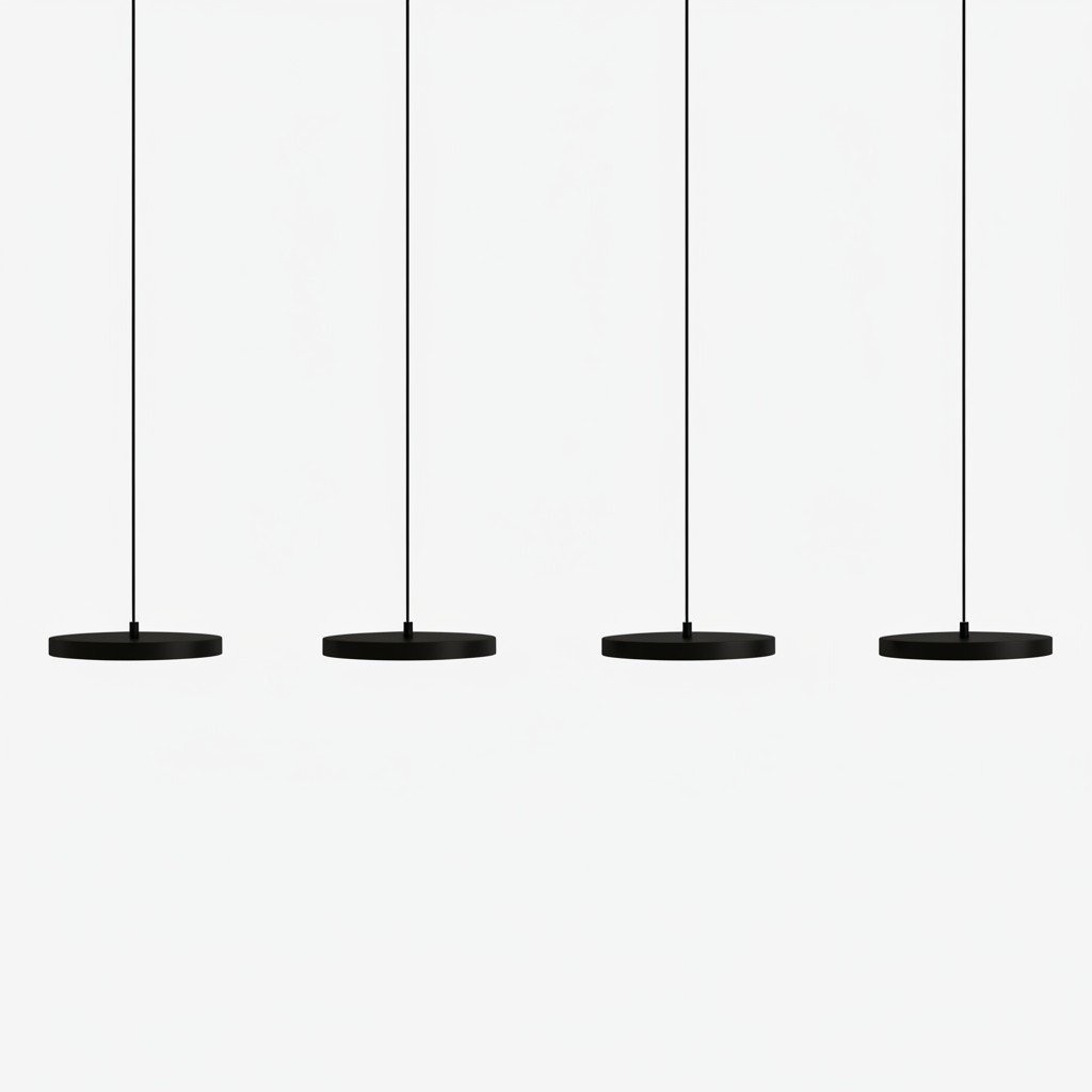 Feranox Minimal Disc Pendant - Statement Pendant Light for Dining K2217