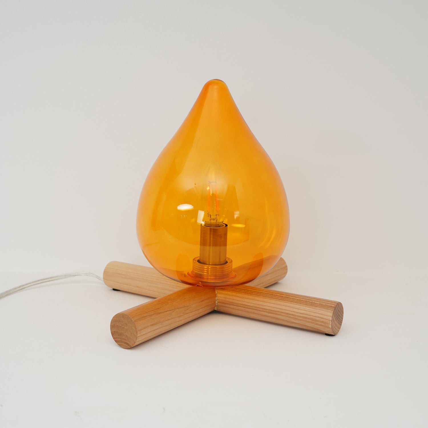 Funny Fire Shape Small Flame Table Lamp K381