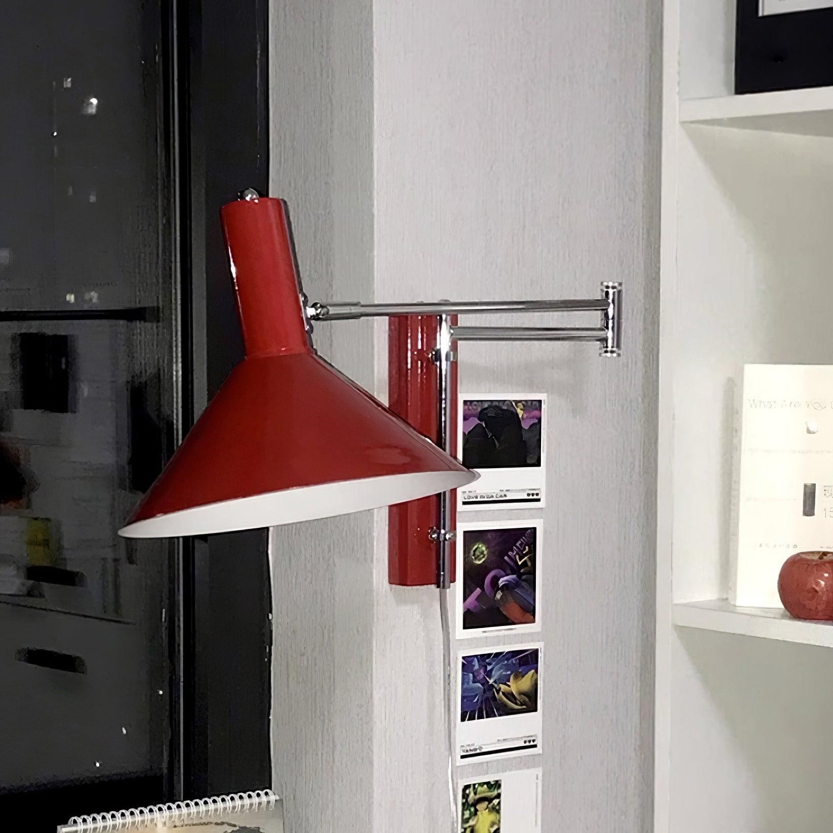 Classic Modern Swing Arm Adjustable Bedside Reading Wall Lamp K580