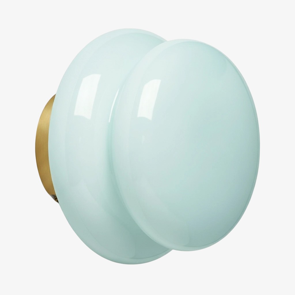 Orra Bauhaus Glass Wall Lamp – Art Decor Glass Wall Sconce for Bedroom or Bathroom K1426