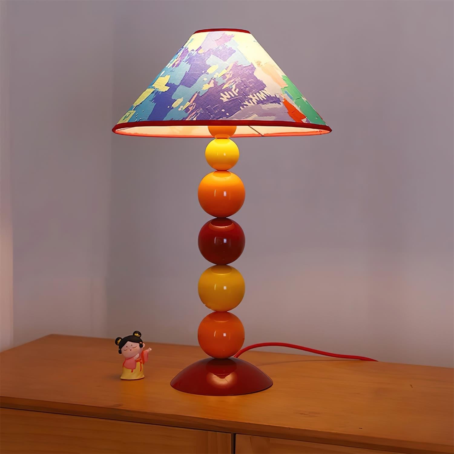 Retro Coloful Stacking Ball Table Lamp K680