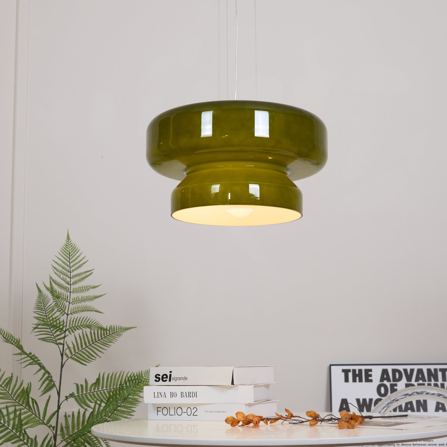 Bohemian Style Minimalist Glass Pendant Lamp K266