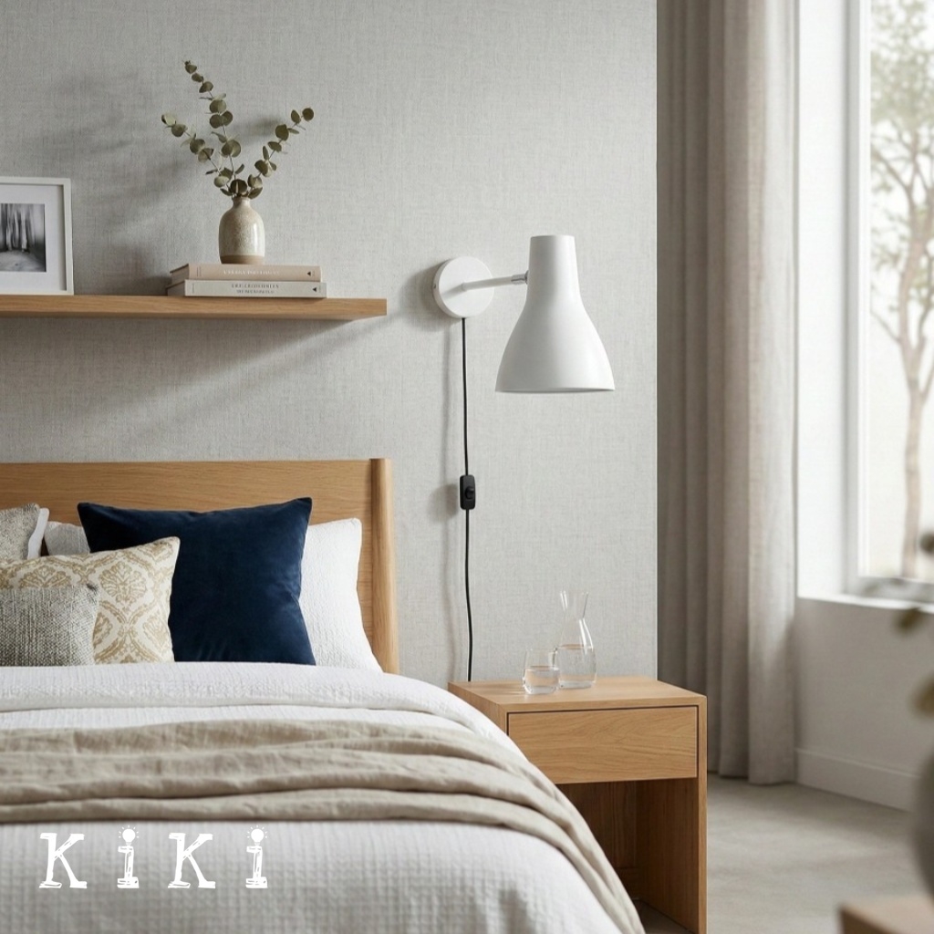 Modryx Modern Minimalist Wall Light - Adjustable Head for Reading and Accent Lighting K2115