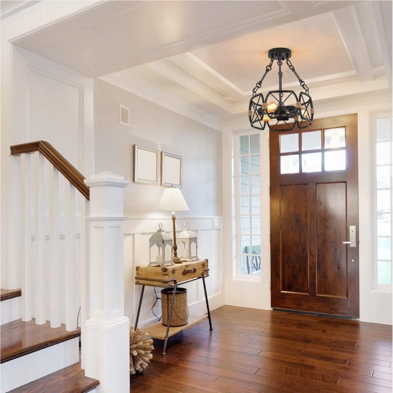 Retro Industrial Style Metal Ceiling Lamp K109