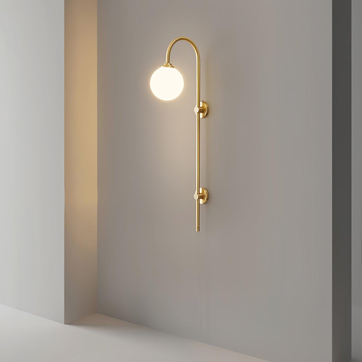 Globe Brass Wall Sconce K410