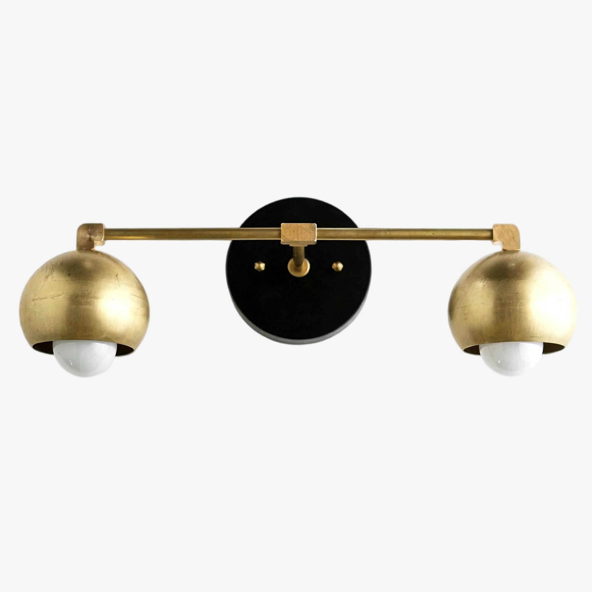 Metio Dome Decorative Vanity Light - Classic Orb Shade Bathroom Wall Lamp K1451