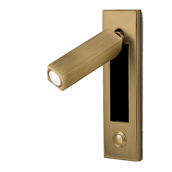 Modern Embedded Bedside Metal Wall Light