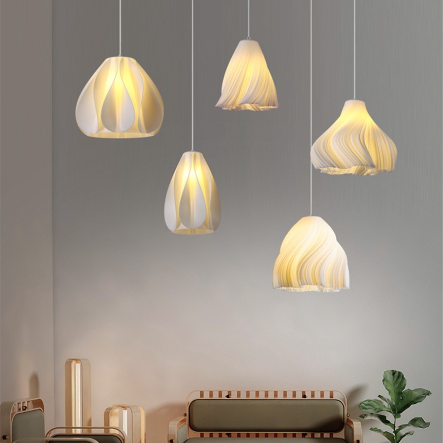 Modern 3D Printed Flower Pendant Light K129