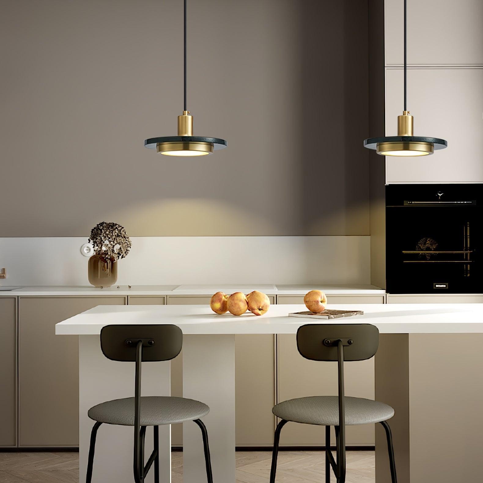 Double Circle Pendant Light K357