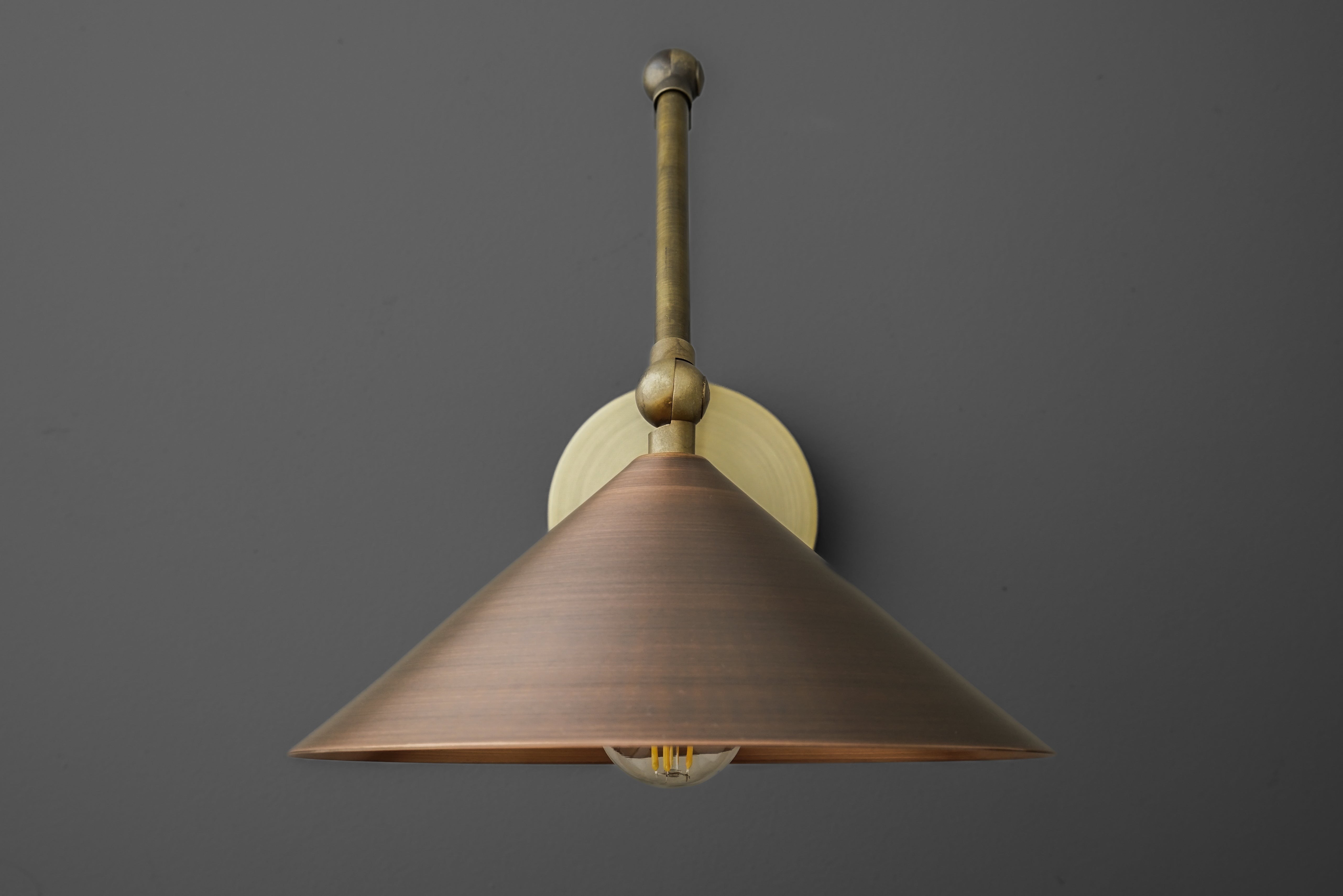 Conique Meta Adjustable Wall Sconce - Vintage Industrial Light K1537
