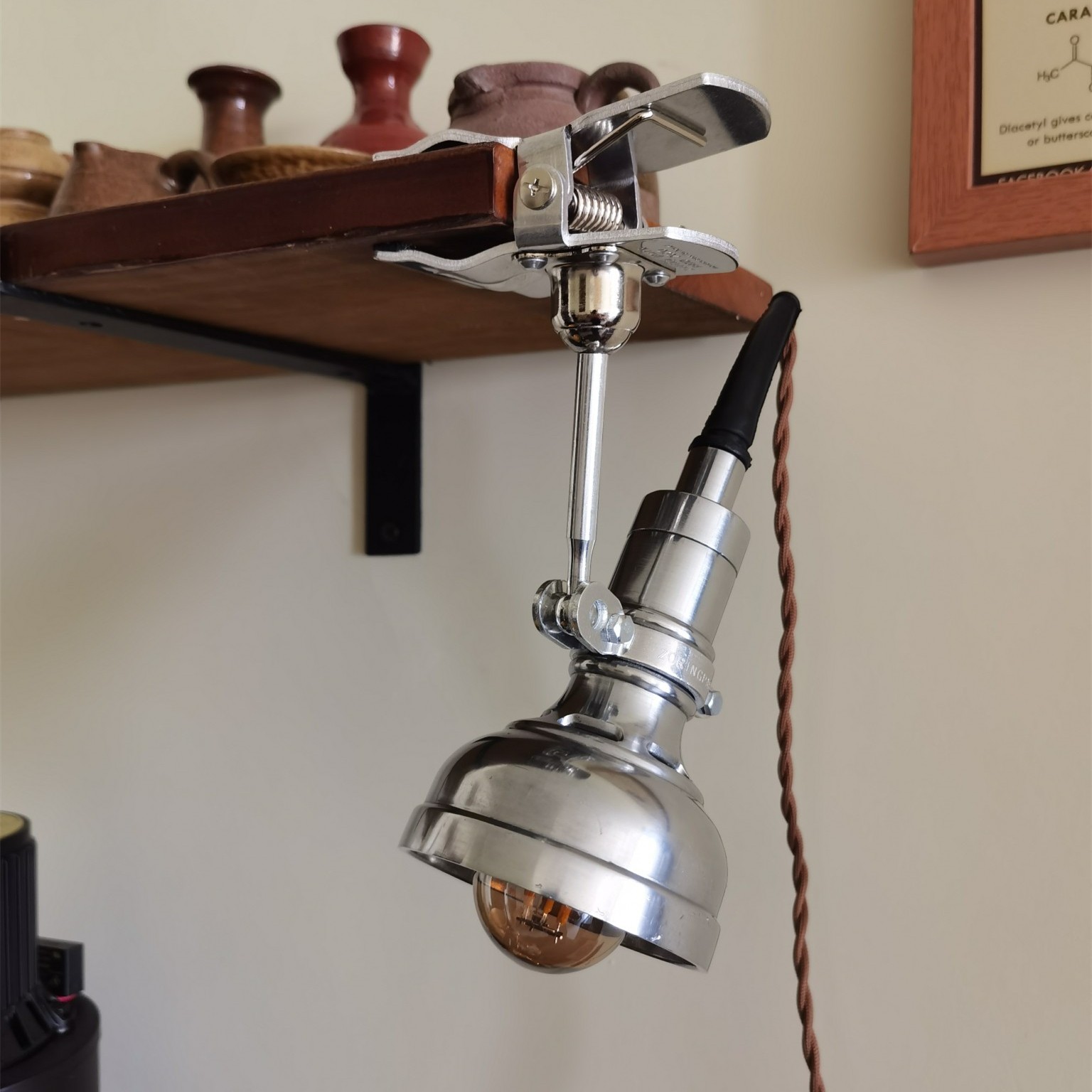 Retro Industrial Clip Light