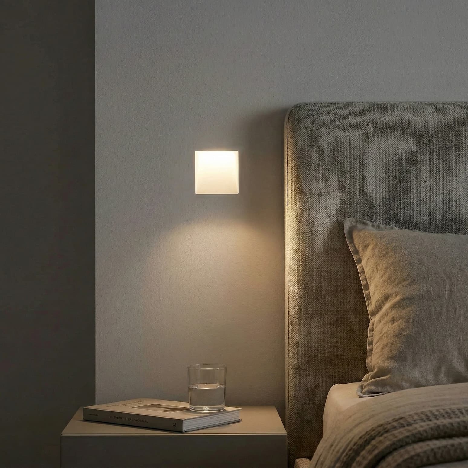Stary LED Sensor Wall Light - Frameless Recessed Step Lamp for Hallway K2293