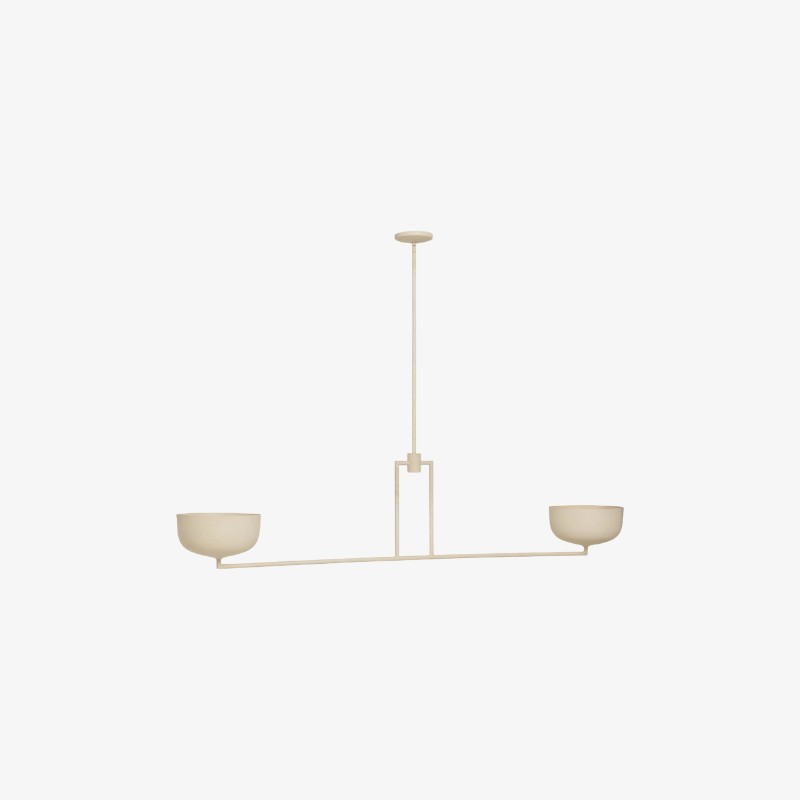 Lustrona Multi-Light Chandelier Metal Dome Shades - Streamlined Modern for Dining Room K1638
