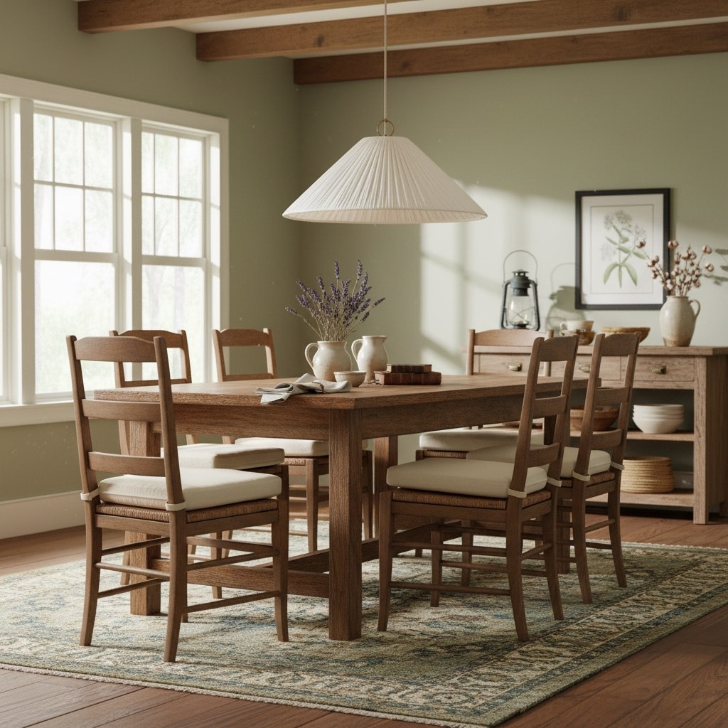 Blossine Oversized Linen Texture Pendant Light - Boho Style Hanging Lamp for Dining Room K1571