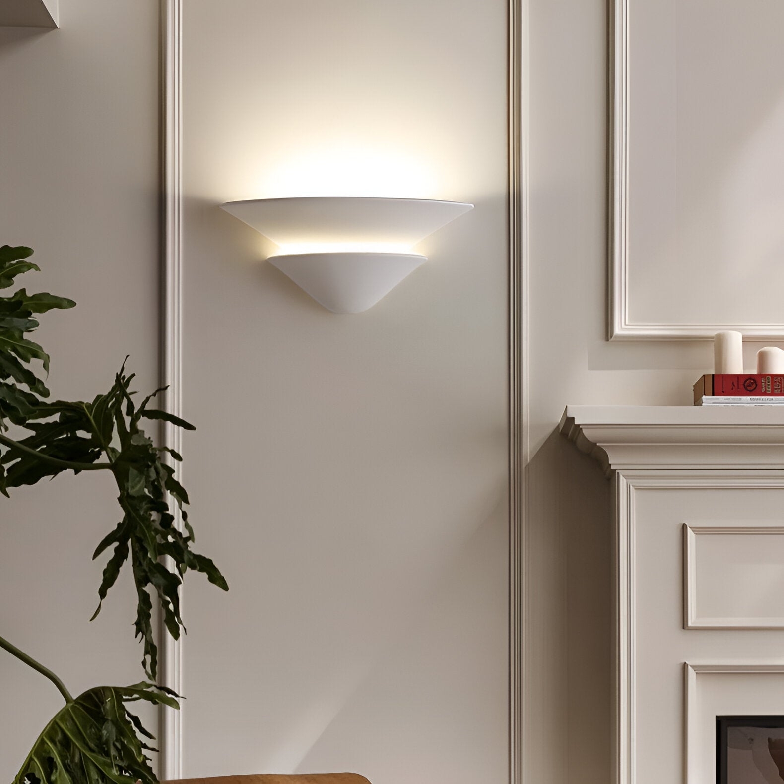 Shellora Wabi-Sabi Plaster Wall Light D964