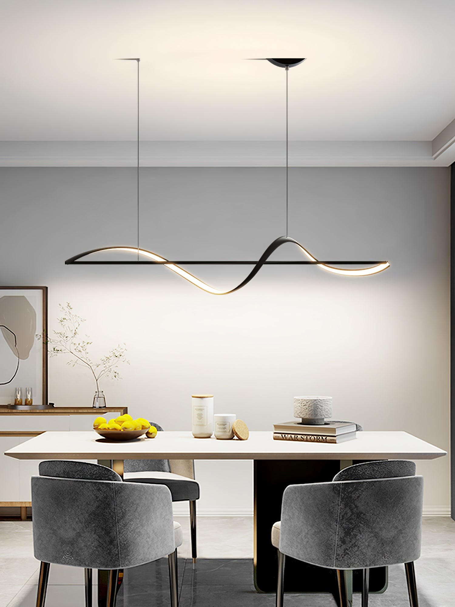 Whisper Linear Island Chandelier K1096