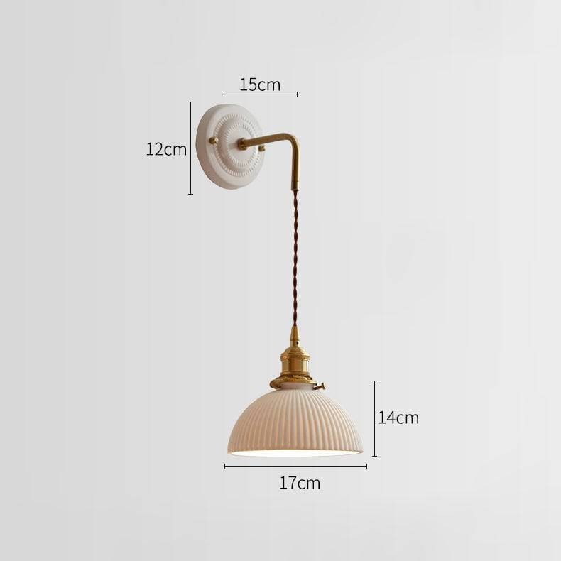 Decorative Ceramic Plate Wall Sconce K1561