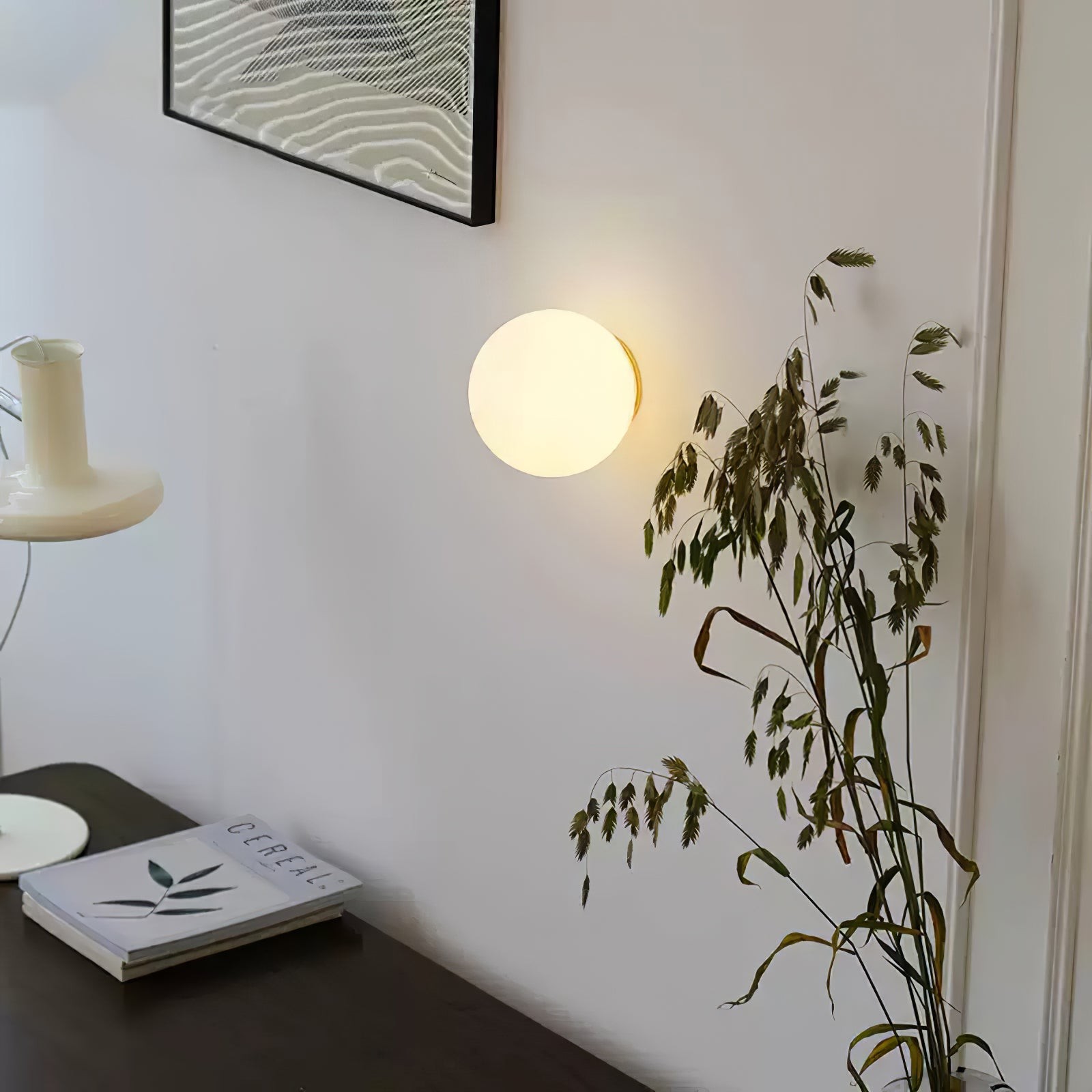 Minimalist Bauhaus Orb Style Wall Lamp K407