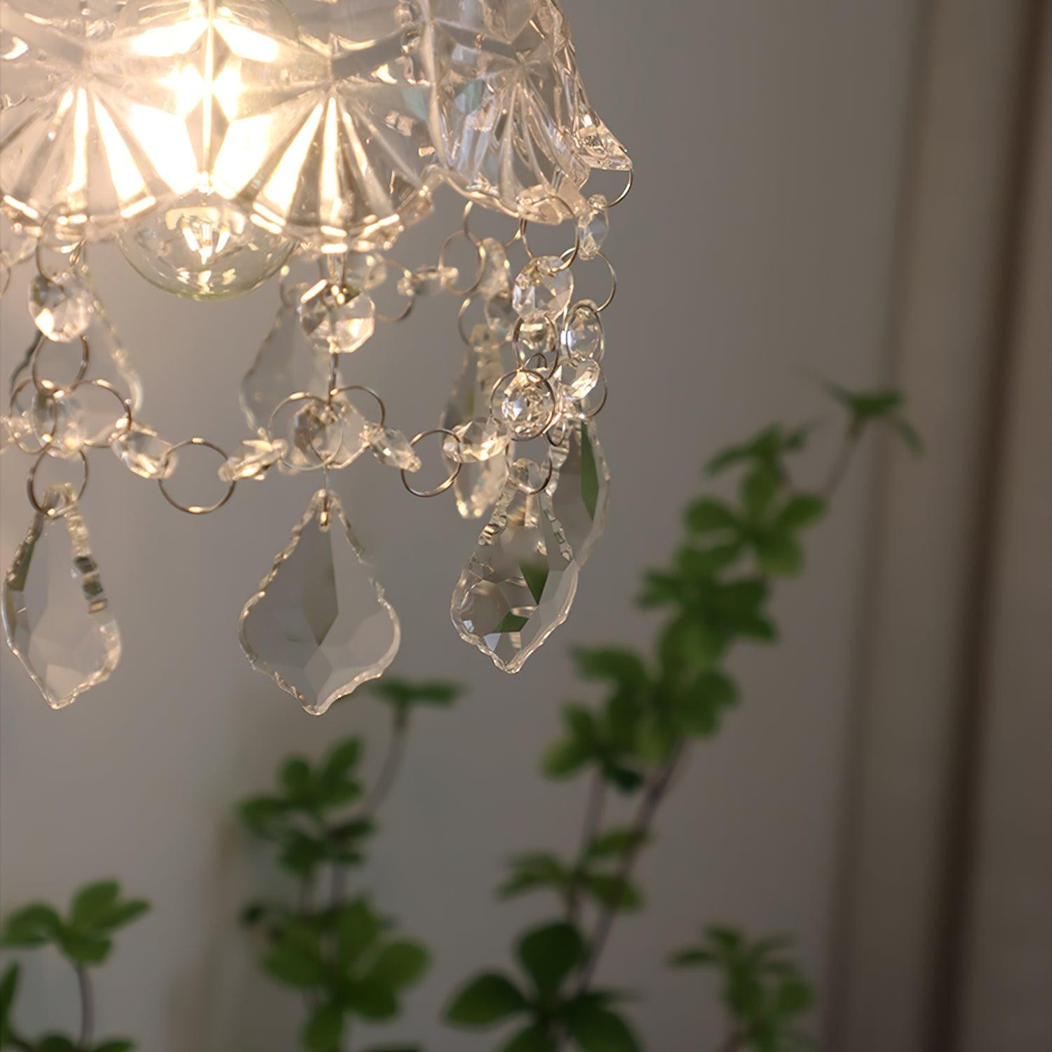 French Crystal Tassel Wall Light K395